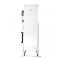 Boîtier de terminaison vertical blanc à installation séparée avec dissipateur de chaleur à quatre ventilateurs pour la préservation des produits aquatiques