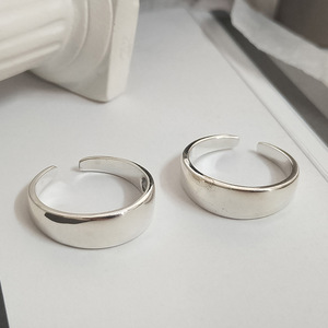 S925 Sterling <b>Silver</b> Geometric <b>Ring</b> For Women Everyday Wear Simple Fashionable Design - Product Image 2