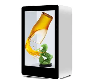 8 10,1 15,6 bis 86 98 zoll interaktives 3D-hologramm interaktives holographisches touchscreen holobox display vitrine transparente lcd-box für innen