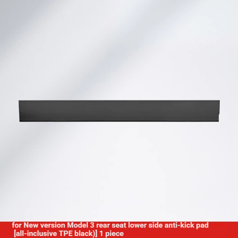 Protection anti-coups de pied inférieure pour siège arrière M3, TPE noir, 1 pièce