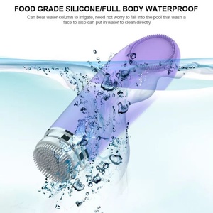 Brosse Nettoyante Électrique Visage 4-en-1 Étanche en Silicone Doux pour Nettoyage en Profondeur et Pores, avec Logo - Product Image 2