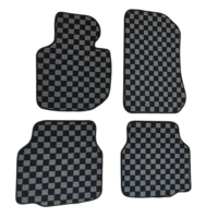 Tapis de sol pour voiture, accessoires pour tapis de sol, tapis de sol classiques antidérapants à motif à carreaux pour BMW E36