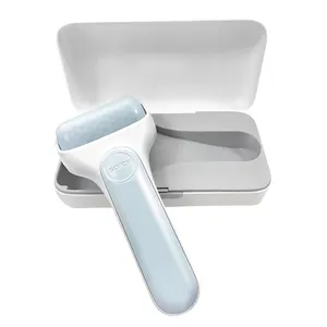 Rodillo de derma ice Soicy S20, masajeador facial, herramientas de cuidado de la piel con caja protectora, nuevo diseño
