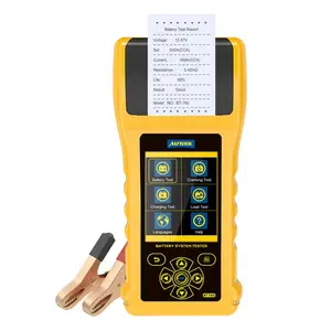 Autool BT760 Multi-Taal Zwengelen Opladen Load Test Auto Batterijontlader Capaciteit Tester Met Printer