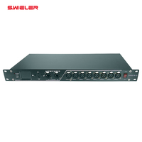 Extensor de Red Ethercon RJ45 a XLR para Iluminación DMX, Adaptador de Fibra a DMX, Divisor Artnet de 8 Canales