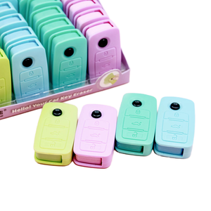 Vui vẻ Pop bút chì tẩy guai guai gấu trẻ em xe hình dạng chìa khóa sinh thái thân thiện không độc hại mới lạ trường văn phòng phẩm số lượng lớn cổ phiếu bán buôn - Product Image 1