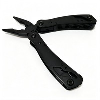 Cadeau d'entreprise, pince multifonction noire, logo personnalisé, OEM, outil multifonction d'extérieur, vente en gros