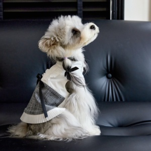 Camiseta Casual de Algodón Suave para Mascotas, Ropa sin Mangas para Perros, Vestido de Lino Ultrafino para Todas las Estaciones, para Maltese <span class=keywords><strong>Yorkshire</strong></span> - Product Image 6