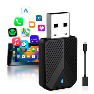 Mini caja con cable a CarPlay inalámbrico y Android Auto adaptador inalámbrico <span class=keywords><strong>Spotify</strong></span> para Toyota Mazda Nissan Camry Audi Ford Kia Hyundai - Product Image 1