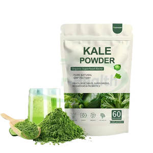 OEM Super greens Bio-Grünkohl pulver Super Green Food Boost Energie fördern Detox Spirulina Moringa Gersten gras Grünkohl pulver - Product Image 2