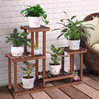 Support de plantes en bois de pin intérieur et extérieur, support de Pot de fleur, support de plante