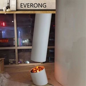 Chimenea Eléctrica Moderna <span class=keywords><strong>de</strong></span> Acero Giratoria y Suspendida para Interiores, Chimenea Colgante <span class=keywords><strong>de</strong></span> Techo para Sala <span class=keywords><strong>de</strong></span> Estar - Product Image 2