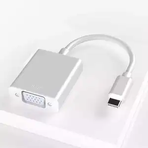 PCラップトップ用ケーブルアダプターコンバータータイプc-vga USB c-vga