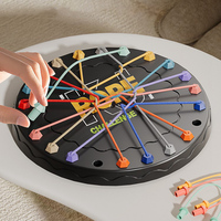 Jouets amusants interactifs parent-enfant Corde d'entraînement à la motricité fine pour enfants Jouet de jeu de défi stratégique à démêler