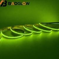 Bande LED COB RGBCW 24V Anti-Corrosion, PCB Cuivre 12mm 18/35, 840D/M, 21W/M, Coupe-à-chaud 3.57cm, Couleurs CCT pour Salon