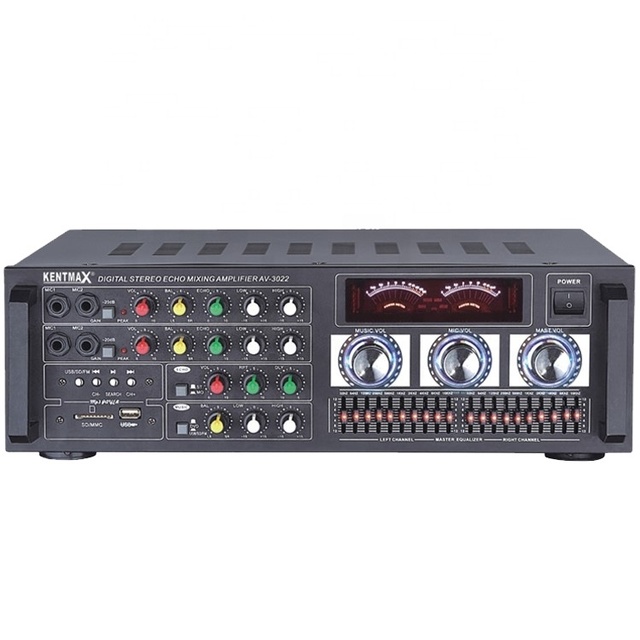 Stereo 5.1 Home Theatre Mini Audio Power Tube Amplifier with USB Equalizer Home Receivers Amplifiers