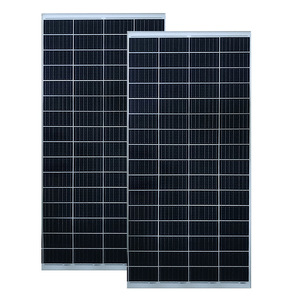 Panneau solaire monocristallin 180W 156,75mmx156,75mm Composant de système de production d'énergie photovoltaïque extérieur - Product Image 4