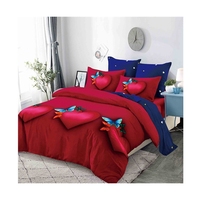 Ensembles de literie en tissu polyester 130GSM 100% housse de couette respectueuse de la peau pour lits simples et doubles à usage domestique