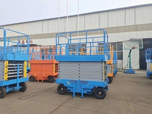 Gunting udara hidrolik, <span class=keywords><strong>Platform</strong></span> angkat 7m 8m 10m 500kg kapasitas muatan <span class=keywords><strong>4</strong></span> orang - Product Image 5