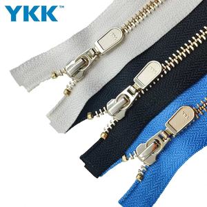 Pour <span class=keywords><strong>YKK</strong></span> 5 #   <span class=keywords><strong>Fermeture</strong></span> <span class=keywords><strong>éclair</strong></span> en laiton à glissière ouverte avec <span class=keywords><strong>curseur</strong></span> autobloquant pour sacs, vêtements et textiles de maison - Product Image 1