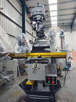 Fraiseuse à tourelle 5H universelle verticale à genouillère |   Fraiseuse industrielle robuste pour le travail des métaux avec broche ISO40 pour la fabrication de matrices et de moules