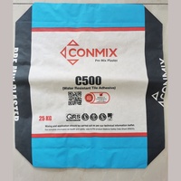 Custom Cement Valve Sack Pasted Valve Multiwall Paper Bags Used for Cement /Tile Adhesive /Mortar/ Paint Etc 20kg 30KG 50KG