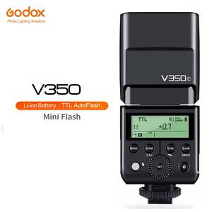 Godox V350 máy ảnh <span class=keywords><strong>Flash</strong></span> TTL HSS Speedlite <span class=keywords><strong>Flash</strong></span> với built-in pin lithium cho Canon Nikon <span class=keywords><strong>Sony</strong></span> Fuji Olympus máy ảnh - Product Image 1