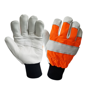 GG3001 Guantes de seguridad con certificación CE Guantes de protección anticorte para trabajo de motosierra Guantes de trabajo de leñador resistentes a cortes a prueba de cortes - Product Image 3