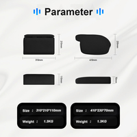 Boîte de rangement personnalisée pour accoudoir central avant, mini coussin d'accoudoir pour Toyota HiAce 2005-2018 H200 Van