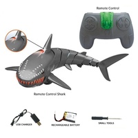 AiJH Nouveau Design Outdoor RC Boat Toys Simulation Waterproof 2.4G RC Shark Animal Toy Sale Remote Control Shark