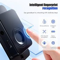 Verrou de réfrigérateur avec empreinte digitale, verrou de placard, verrou pour bébé, verrou pour enfant, sans perçage, verrou de fenêtre pour enfants, recharge USB