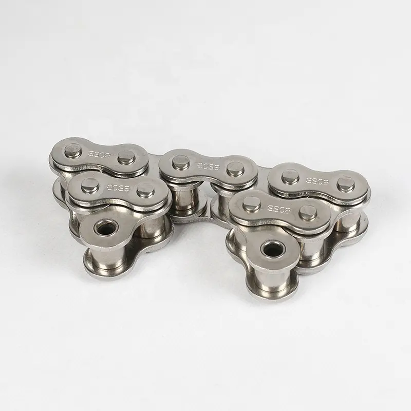 Factory Manufacture 08ASS-1 Stainless Steel Roller Chain Hangzhou Roller Drive Chain Transmission Roller Chain for Sale