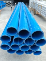 Tuyau d'irrigation en PVC haute pression résistant aux UV, bleu ou blanc, classe 4, pour systèmes d'arrosage goutte à goutte agricoles