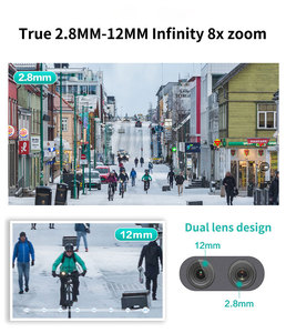 Máy ảnh Wifi hai mắt P7-8x Hybrid Zoom 2D/3D giảm tiếng ồn cài đặt linh hoạt và thiết kế thân thiện với người dùng - Product Image 4