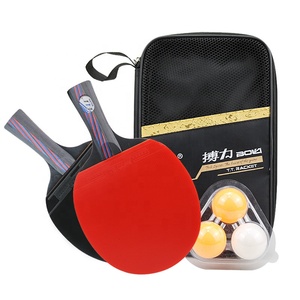 Alta calidad barato <span class=keywords><strong>Ping</strong></span> <span class=keywords><strong>pong</strong></span> raqueta de tenis de mesa <span class=keywords><strong>con</strong></span> 3 pelotas de tenis de mesa conjunto venta al por mayor - Product Image 2