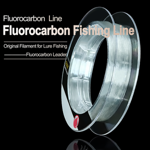 Forte forza di trazione 100% filo da pesca Fluorocarbon 50m lavello linea di pesca <span class=keywords><strong>Leader</strong></span> di pesca di alta qualità - Product Image 3