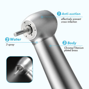 Pieza de mano <span class=keywords><strong>Dental</strong></span> Led 3 pulverizadores de agua turbina de aire pieza de mano 4 agujeros pieza de mano <span class=keywords><strong>Dental</strong></span> de alta velocidad - Product Image 3