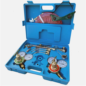 Torch Cutting <b>Welding</b> <b>Kit</b> Oxygen Acetylene Propane Copper Plated American Style CFWELD - Product Image 5