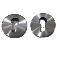 Nurlin - Cerradura de Cilindro Moderna de Estilo Europeo, Embellecedor de Latón Mate, Bronce Antiguo, Negro, Accesorios para Manijas de Puerta de Acero Inoxidable para Entrada