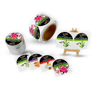 Custom Adhesive Personalized Perfume Bottle Packaging Logo Labels Waterproof Package Vinyl Cosmetic Label Sticker Printing