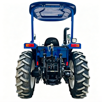 Gebrauchter Lovol 704 70PS Allradtraktor mit Sonnenschutz, kompakt, flexibel, Weichai/Quanchai Motor, Getriebe, Blau-Schwarz