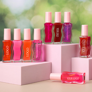 Label pribadi minyak bibir ajaib Vegan <span class=keywords><strong>Liptint</strong></span> garis gelombang pelembab rasa buah tabung pewarna bibir <span class=keywords><strong>Gloss</strong></span> cair berubah warna - Product Image 1