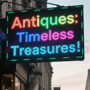 풀 컬러 실내 야외 디지털 롤링 텍스트 스트립 디스플레이 패널 <span class=keywords><strong>Led</strong></span> 모듈 미니 프로그래밍 가능한 스크롤 메시지 <span class=keywords><strong>Led</strong></span> 표시 - Product Image 4