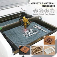 Mini machine de gravure laser 4040 40W/50W/60W CO2, refroidie par eau, CNC, prend en charge les formats AI/LAS, matériaux acrylique, bois, contreplaqué