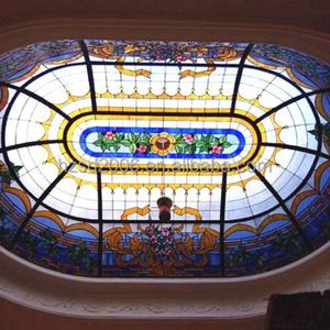 Vidrio Tiffany Curvo y Plano Personalizado para Iluminación y Decoración de Techos en Centros Comerciales, Salones y Hogares, desde China - Product Image 6