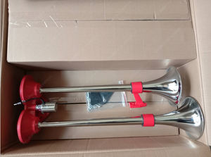 Klaxon <span class=keywords><strong>de</strong></span> voiture série TZ-305 12V klaxon camion klaxon à air Offre Spéciale 24V tuyau double trompette KLAXON - Product Image 4