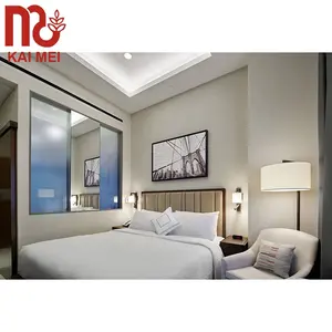 现代五星级固定高度酒店客房卧室家具客厅公寓或别墅