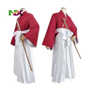 Disfraz de Cosplay de Samurai Himura Battousai de Rurouni <span class=keywords><strong>Kenshin</strong></span>, Traje de Anime para Representaciones Escénicas - Product Image 1