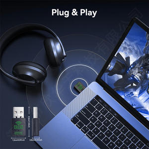 อะแดปเตอร์ USB แบบ Dual Band รองรับ <span class=keywords><strong>WiFi</strong></span> 6 และ Bluetooth 5.4 ความเร็ว 900Mbps สำหรับเดสก์ท็อปพีซี ออฟฟิศ อินเทอร์<span class=keywords><strong>เน็ต</strong></span>คาเฟ่ และพื้นที่สัญญาณอ่อน เพิ่มประสิทธิภาพสัญญาณ - Product Image 6