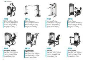 เครื่องกดขาอเนกประสงค์ GS-FF03 สำหรับฟิตเนสเชิงพาณิชย์ คุณภาพพรีเมียม แข็งแรง ทนทาน ผลิตจากเหล็ก ขายดี - Product Image 4